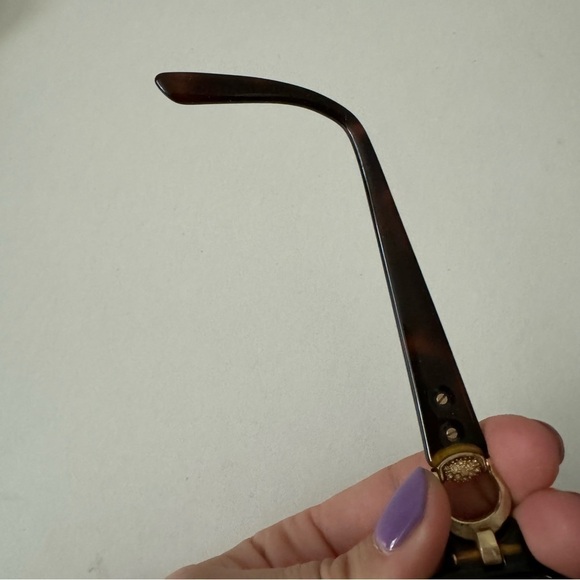 Gucci Eyeglasses GG 3204 UOO  Tortoise & Gold Rectangular Frame Italy - Picture 7 of 8